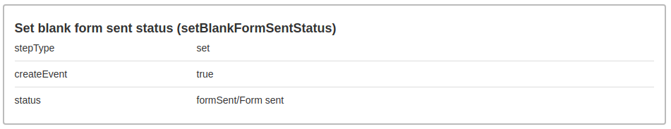 Multiple role flow, settings sent status properties